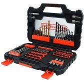 BLACK+DECKER Kit de Furar e Parafusar c/ Maleta 104 Pc A7230