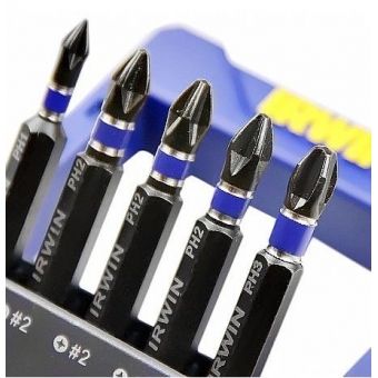 CONJUNTO DE BITS PARA IMPACTO PH2 5PCS 1865325 IRWIN