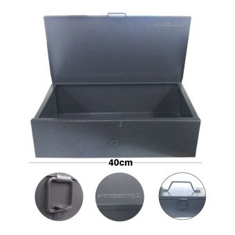 Baú Caixa De Ferramentas Aço Hobby Preta 40cm Presto