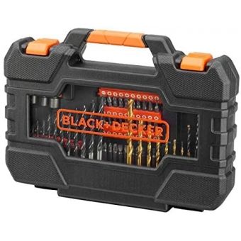 BLACK+DECKER Kit de Furar e Parafusar c/ Maleta 104 Pc A7230