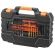 BLACK+DECKER Kit de Furar e Parafusar c/ Maleta 104 Pc A7230