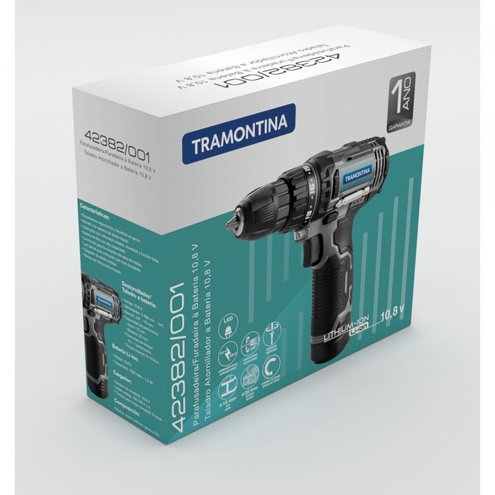 Parafusadeira Furadeira Tramontina 10,8 V